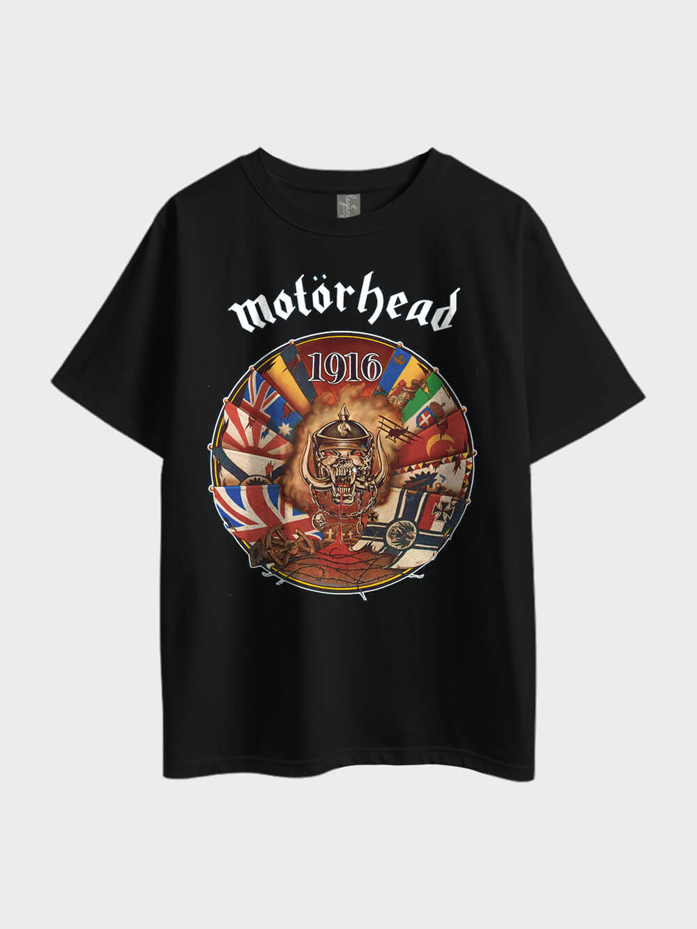 Motorhead 1916 Rock Metal Printed Oversized Mens Cheapest Tee At Legacy Boutiques Dhaka